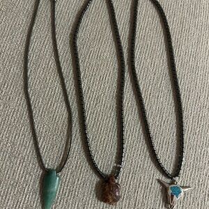 Elegant Multi-Stone Necklace Set